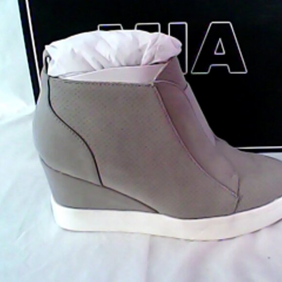Mia Cristie Sneaker Wedge Gray Shoe/Bootie Size 7 M NIB - Picture 5 of 10